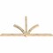 Ekena Millwork Redmond Rough Sawn Timber Gable Bracket, Douglas Fir, 108"W x 58"H x 4"D x 4"F, 13/12 Pitch GBW108X58X0404RED00RDF - alternate 2